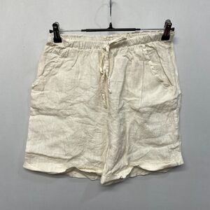 Intuition Paris Women 100% Linen Chino Shorts Size Large or X-Large M283 -3